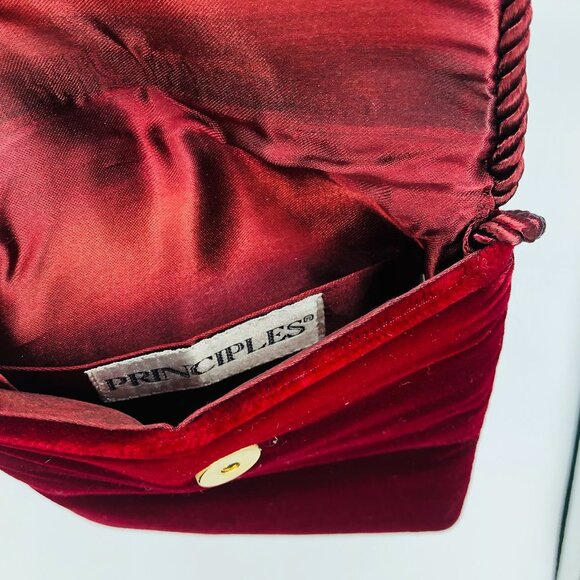 Wine Velvet Small Micro Purse - Picture 5 of 5